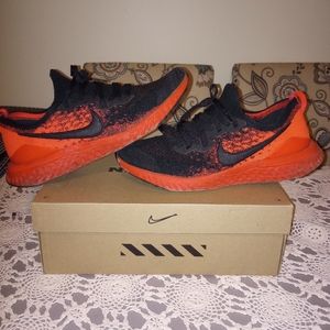 Nike Epic React Flyknit 2 Red Black Infrared Men's Size 11.5